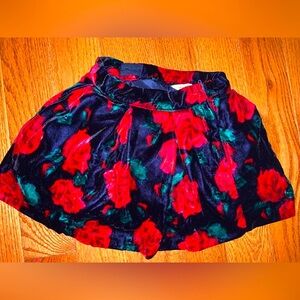 Janie and Jack Red Green Mini Bubble Skirt